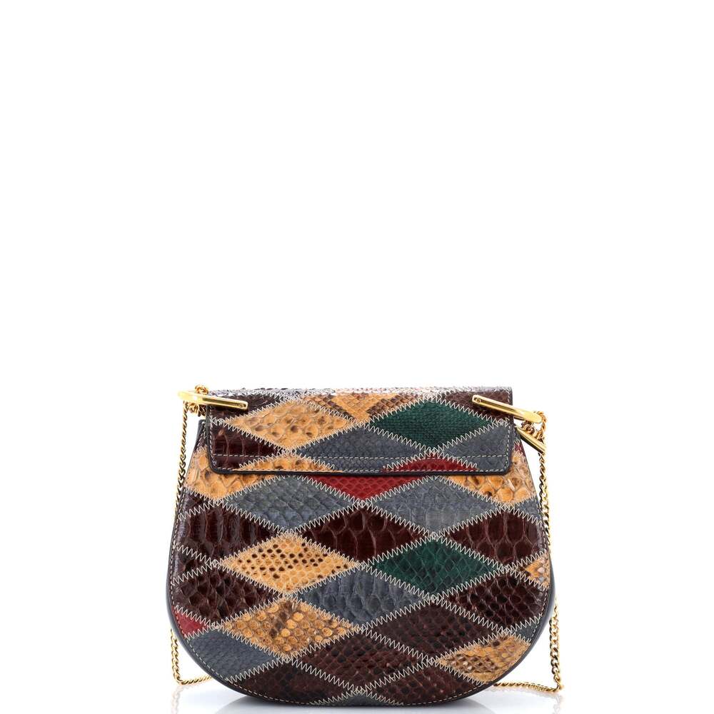 Chloe Drew Crossbody Bag Python Small #242584C57B - image 3